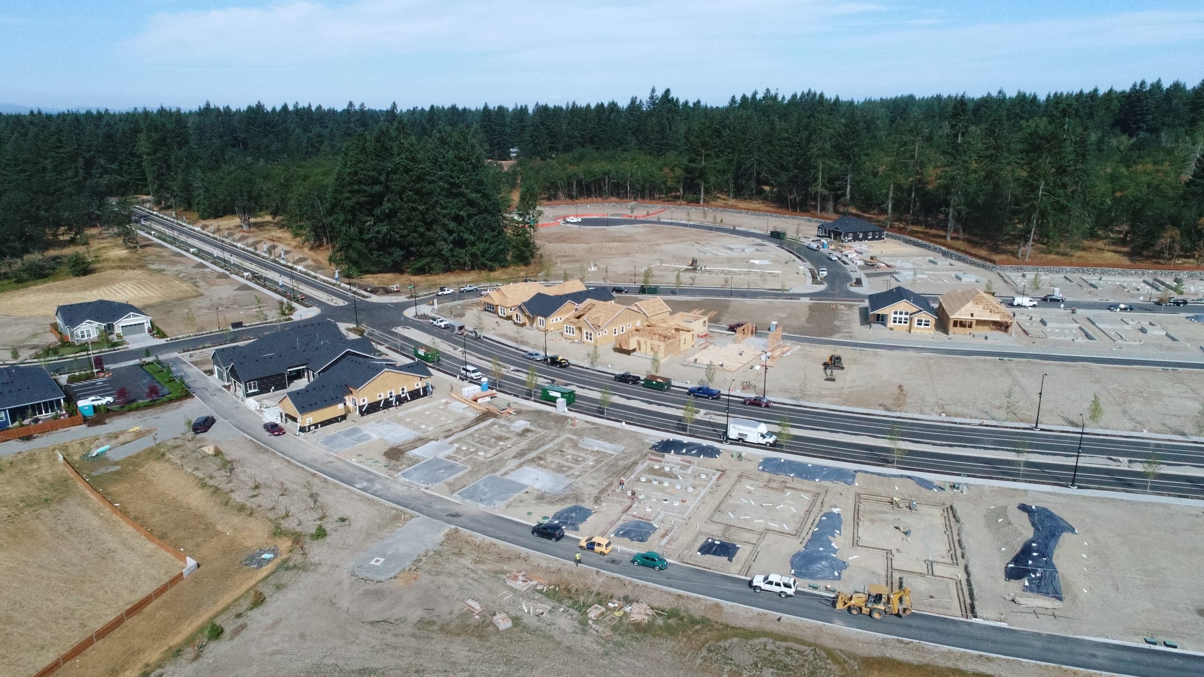Oak Tree Preserve under construction, Lacey